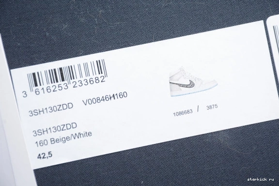 CN8607-002 JORDAN CN8607-002 BOX HIGH DIOR OG ) X AIR 1 SHOE (DIOR 0123